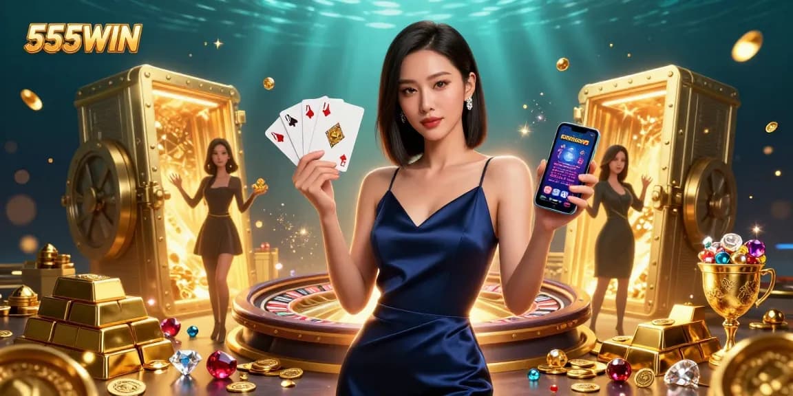 Experience excitement at 555WIN with stunning casino visuals and dynamic gameplay.