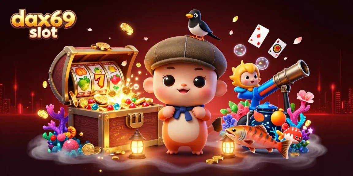 Menangkan jackpot dengan dax69 slot yang penuh karakter menarik dan elemen kasino yang energik.