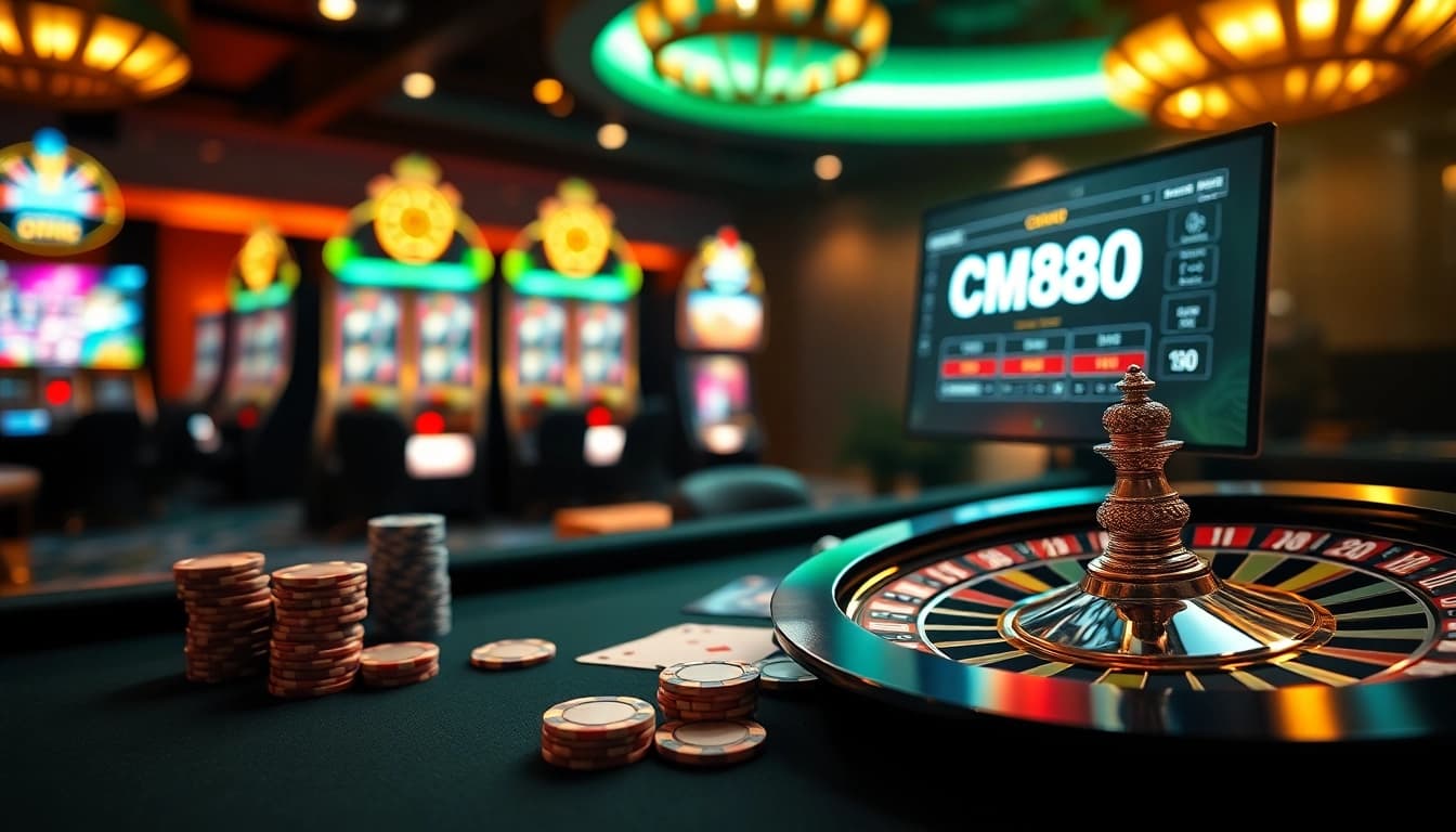Players enjoying a thrilling game at CM88, accessing the exciting interface of https://cm88seo.com/ online.