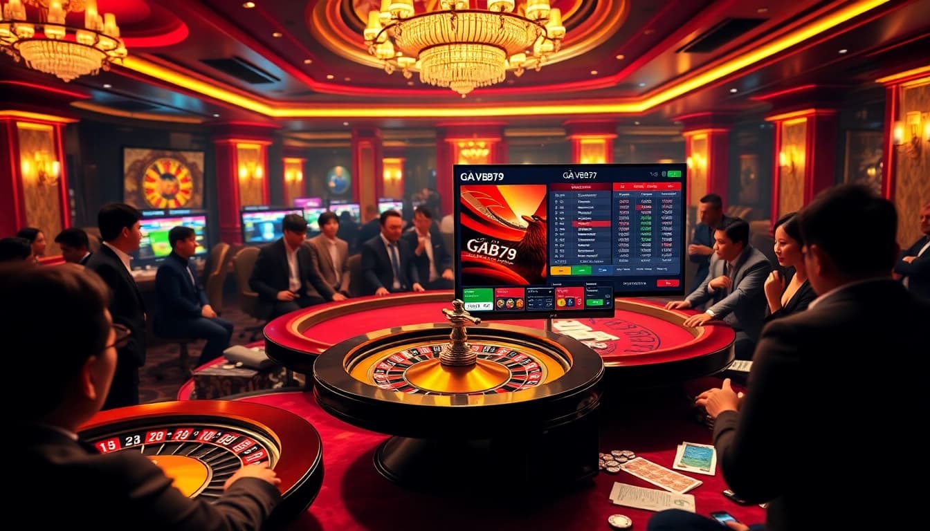 Experience the thrill of online gambling at gavb79 with vibrant betting activities and engaging visuals.