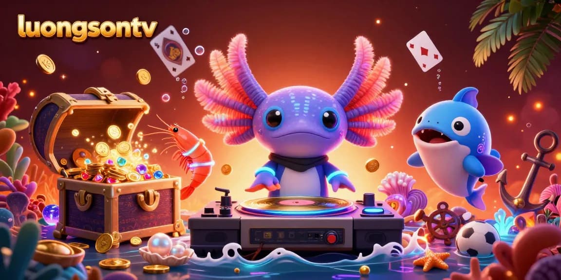 Experience sports betting excitement on luongsontv with vibrant characters and dynamic gaming elements.