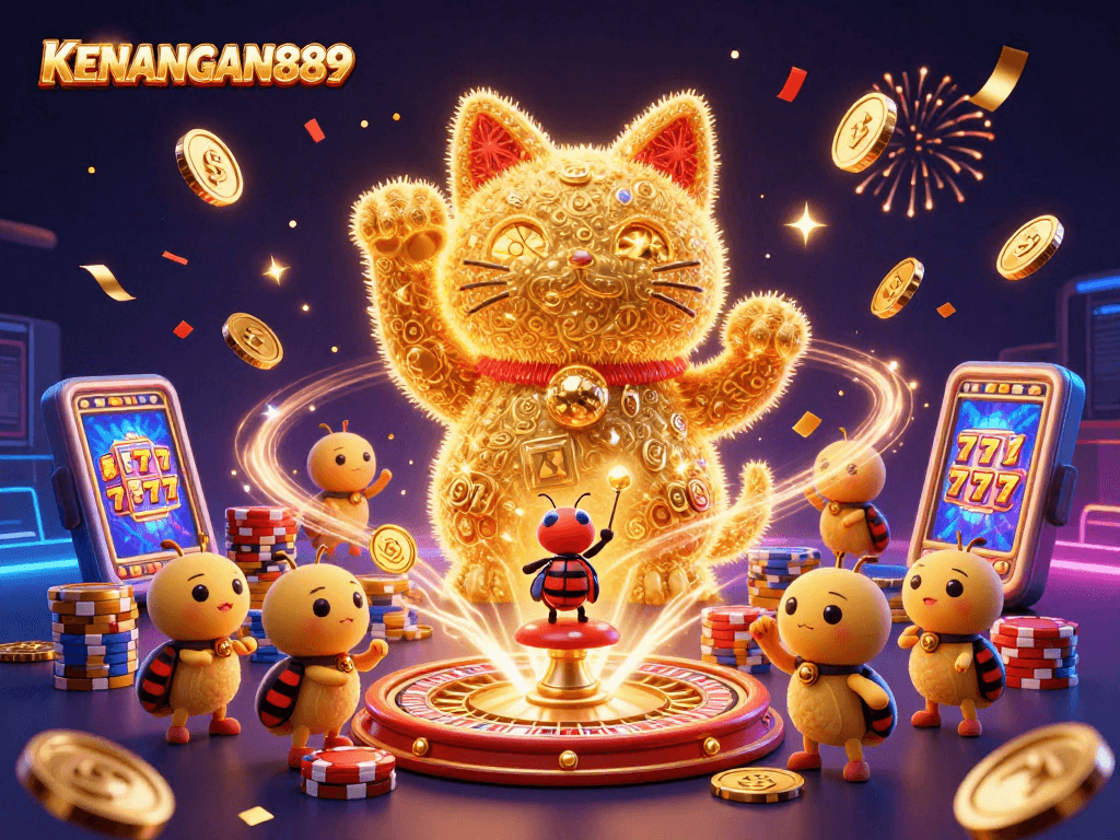 Engage with KENANGAN889's colorful online slot experience featuring dynamic casino elements.