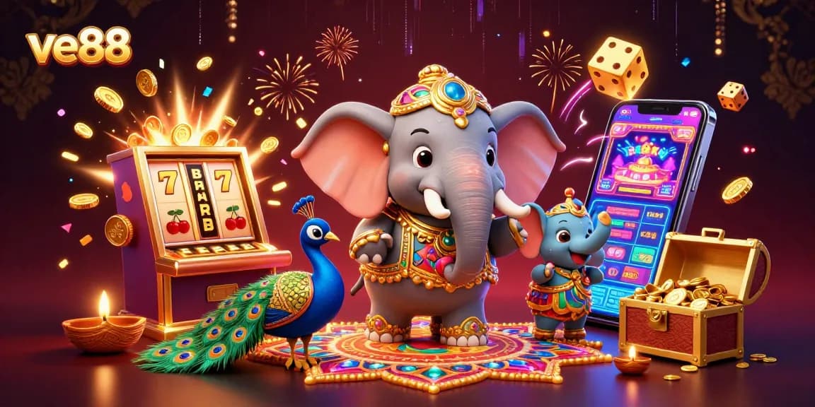 Experience the excitement of winning at ve88 casino with vibrant 3D characters and dynamic gaming elements.