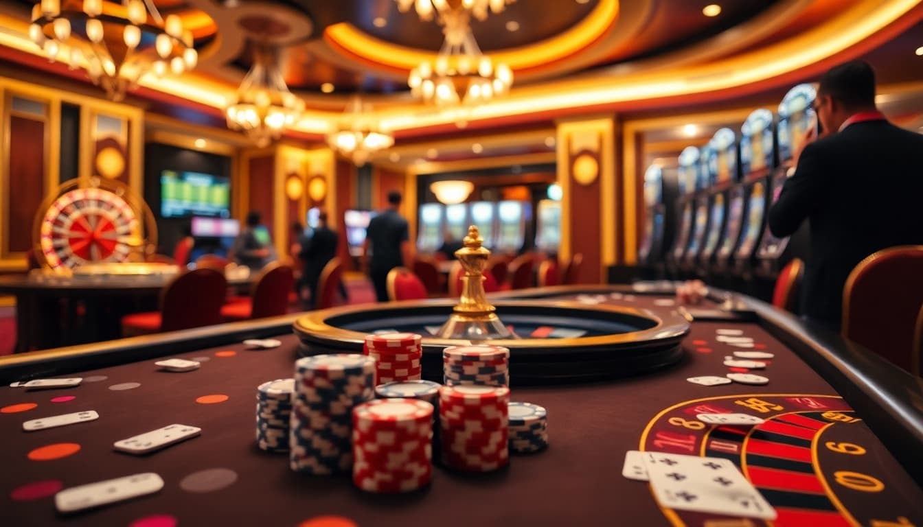 Experience the thrill of bk33 online gambling with vibrant casino tables and exciting gameplay.