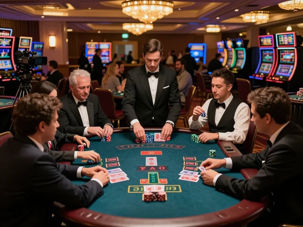 Engaging blackjack scene showcasing players at GO99 casino focusing on strategic gameplay and excitement.