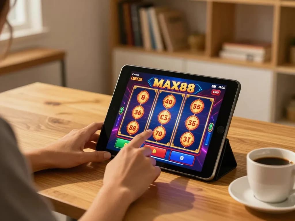 Experience exciting online gaming at nhà cái MAX88 with engaging slot games from the comfort of home.