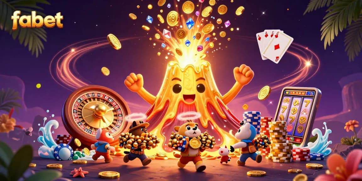 Experience the thrill of fabet gaming with vibrant treasures and exciting casino elements!