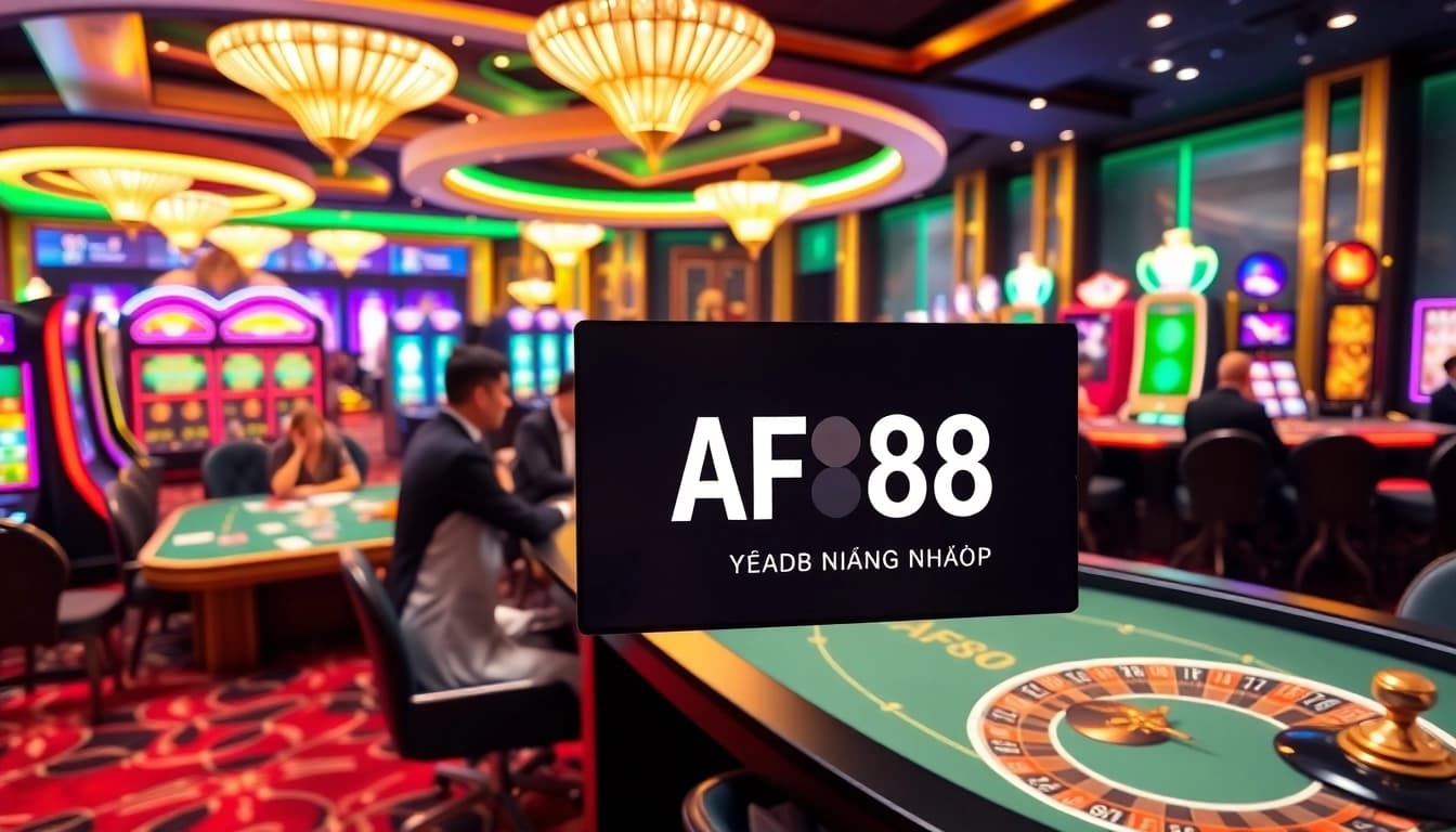 Experience the thrill of AF88 đăng nhập with sophisticated casino games and vibrant players.