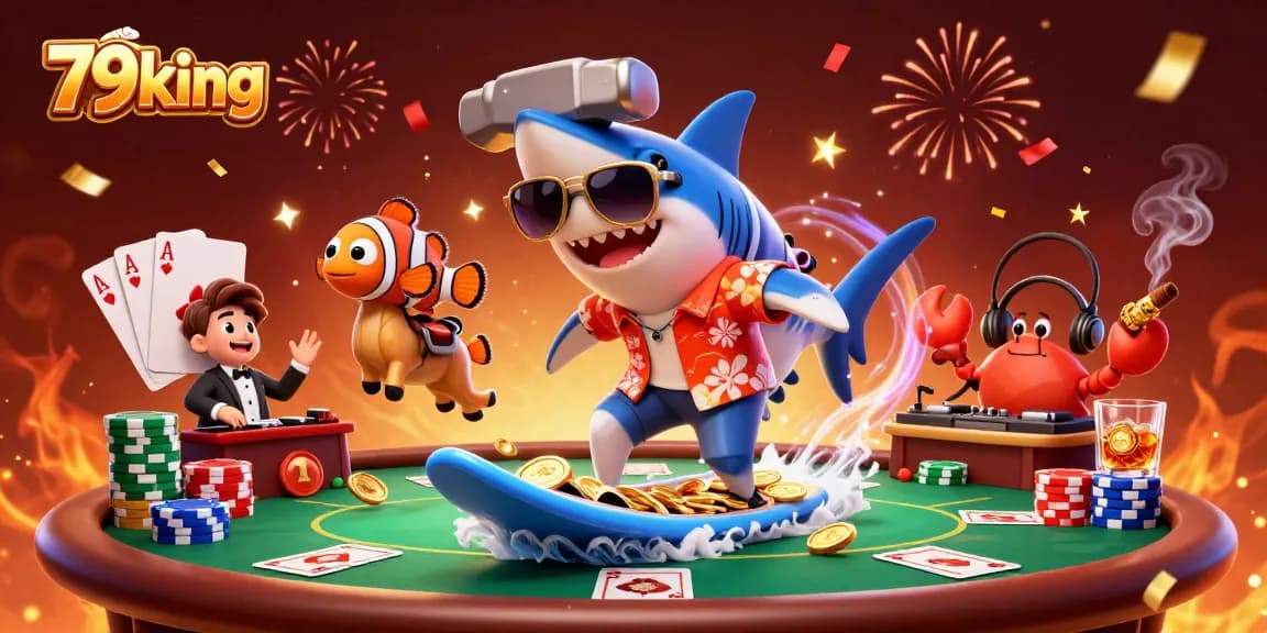 Experience exciting gambling at 79king with a thrilling underwater casino scene.