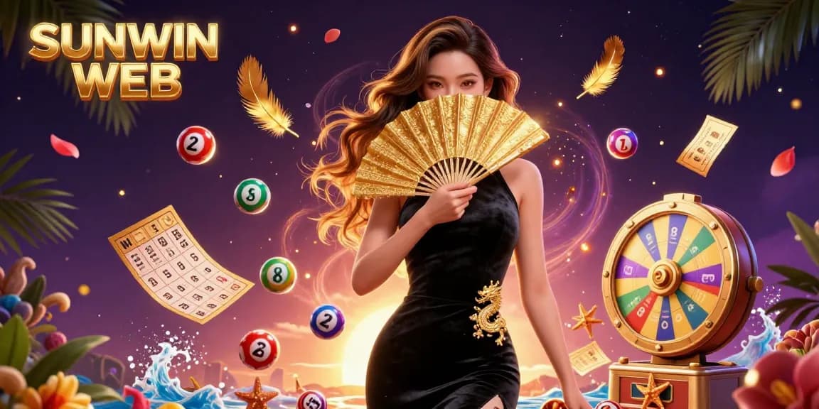 Experience the vibrant energy of SUNWIN WEB with captivating characters and dynamic gambling elements.