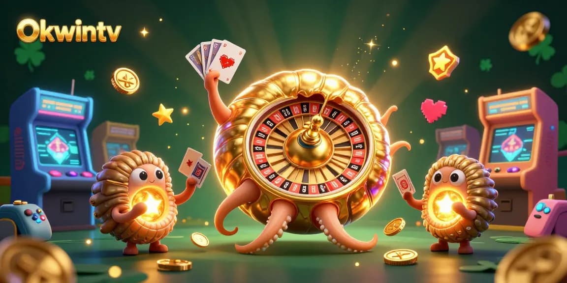 Experience Okwintv's thrilling live casino atmosphere with unique characters and dynamic gaming elements.