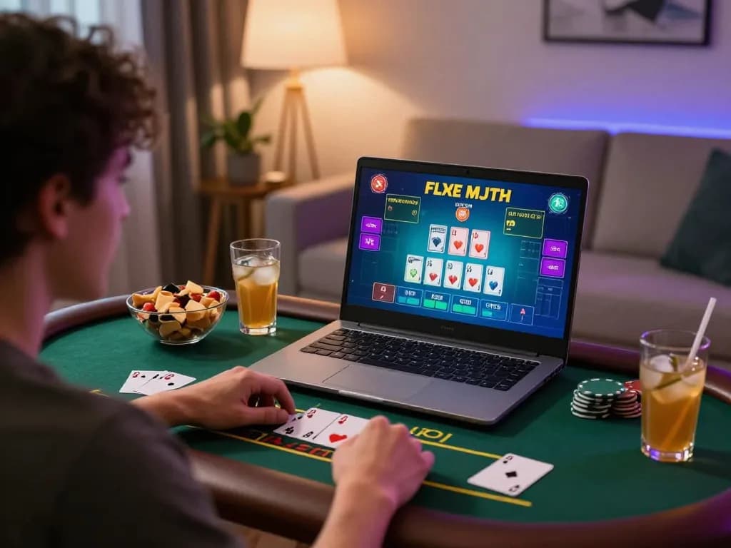 Engaging in live dealer blackjack on go99 with a cozy home setting