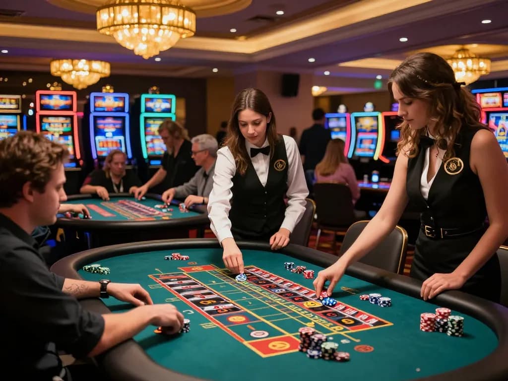 Experience thrilling roulette action at https://dn882.pro/, where vibrant gaming tables create excitement.