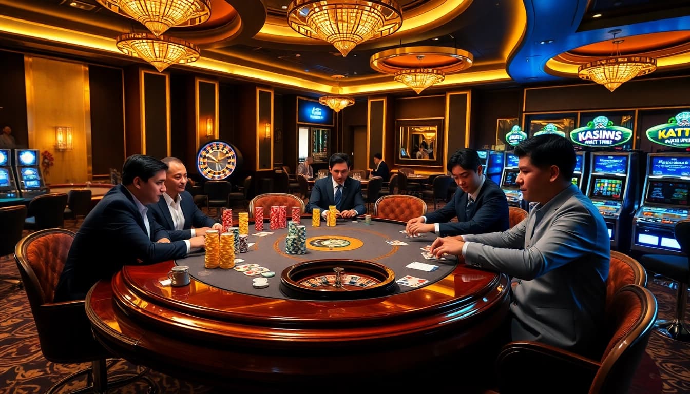 Experience the excitement of high-stakes gambling at https://69vn.br.com/ with poker chips and roulette.