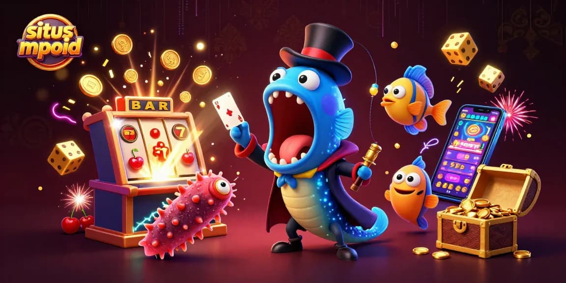 Engage in interactive excitement with sites like situs mpoid, showcasing colorful casino games and thrilling jackpots.