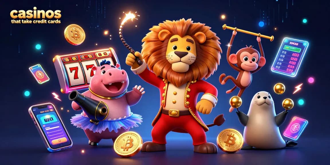 Get ready for exciting action at casinos that take credit cards with vibrant characters and thrilling game elements!