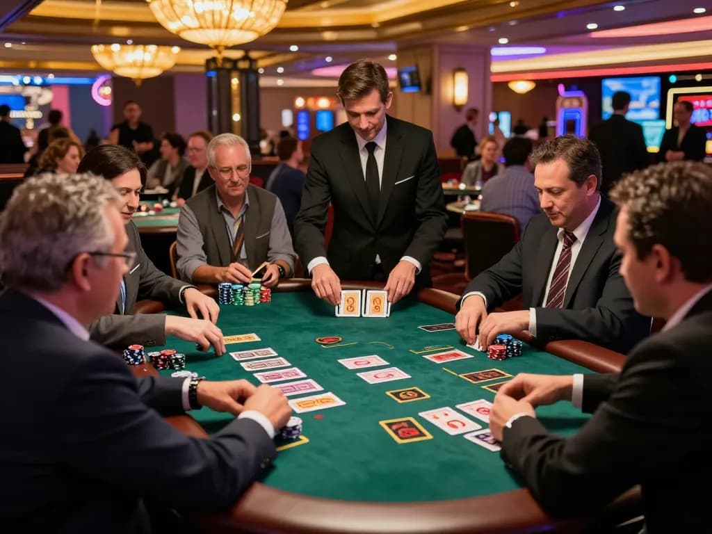 Players enjoying a thrilling game of blackjack at s666 casino, showcasing dynamic bets and strategic gameplay.