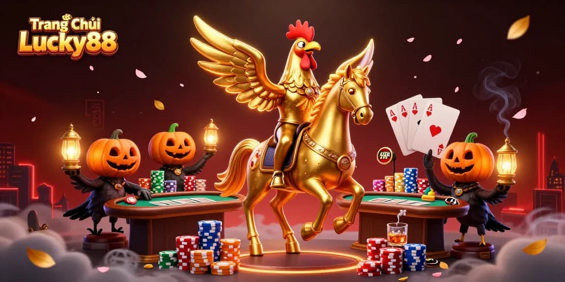 Experience thrilling gameplay at Trang Chủ Lucky88 with dazzling casino games and vibrant elements.