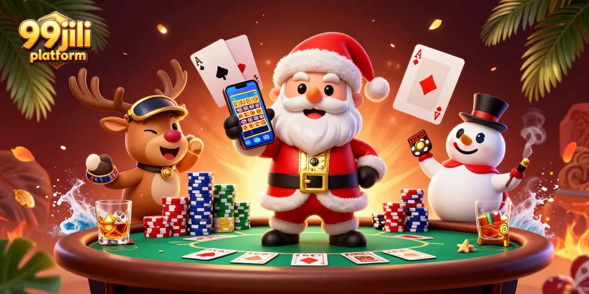 Engaging scene showcasing 99jili platform with characters in a lively casino atmosphere.
