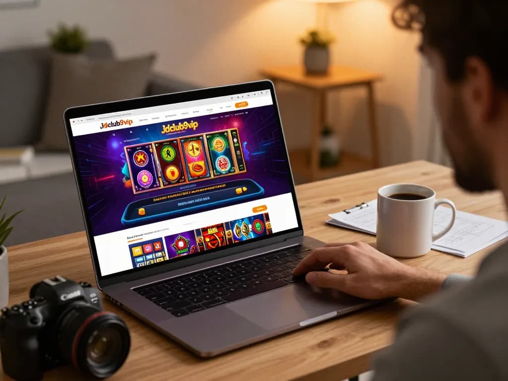Engaging gameplay view on Jdclub9vip site, showcasing vibrant slots and live dealer games