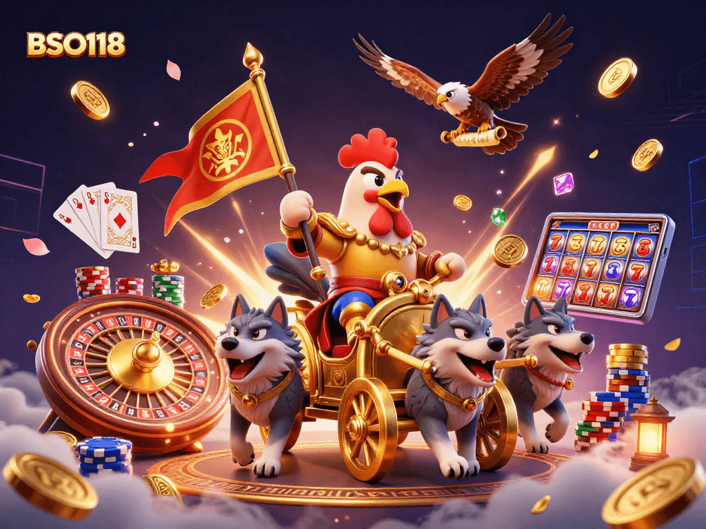Experience the thrill of BSO118 at the casino with vibrant 3D character action and rich game visuals.