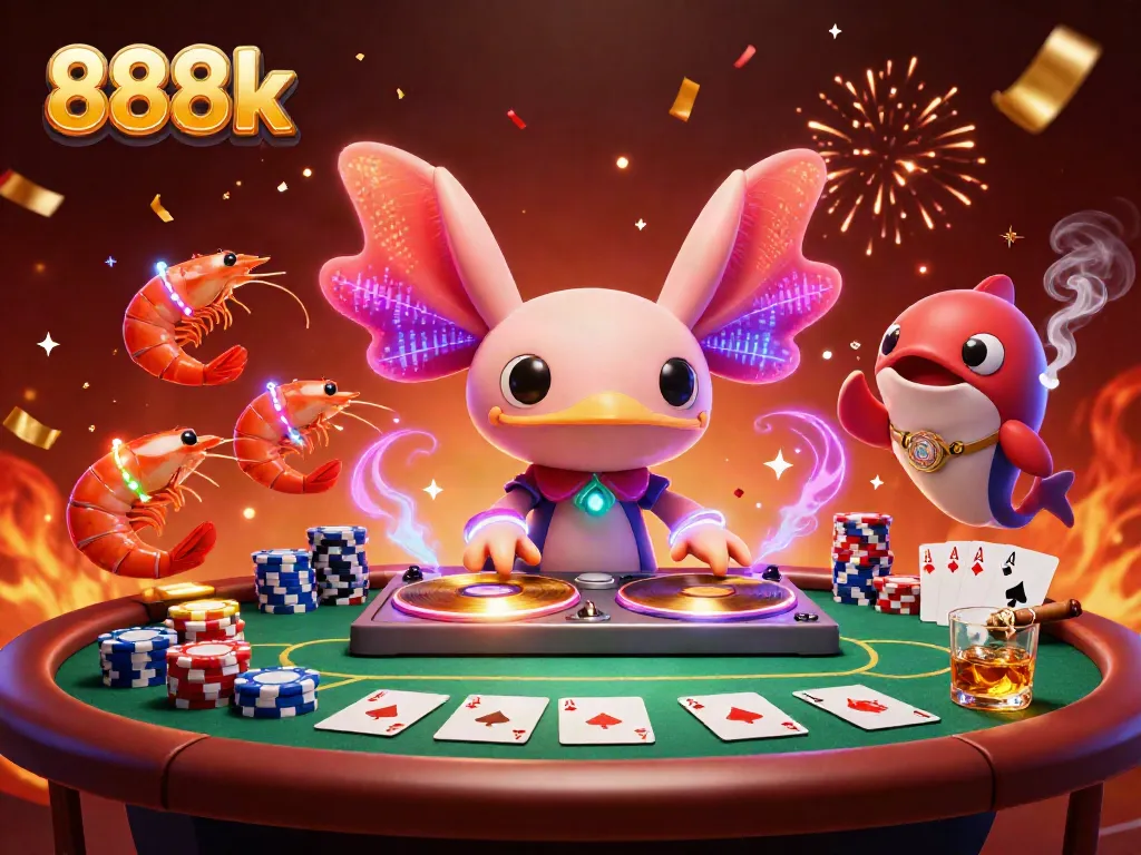 Engage with exciting games at 888k featuring vibrant characters and dynamic casino elements.