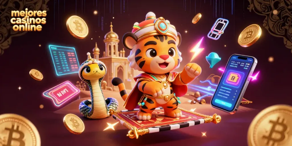 Juega en los mejores casinos online con esta ilustración de un sultán que da la bienvenida a todos los apostadores.