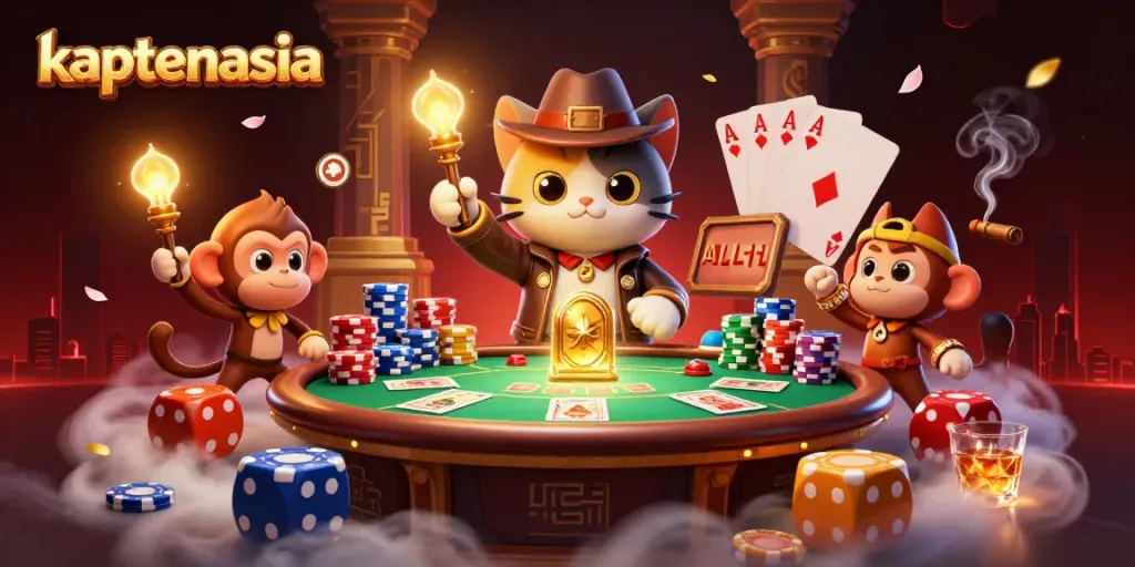 Engage with kaptenasia's thrilling experience uncovering a golden casino artifact in detail.