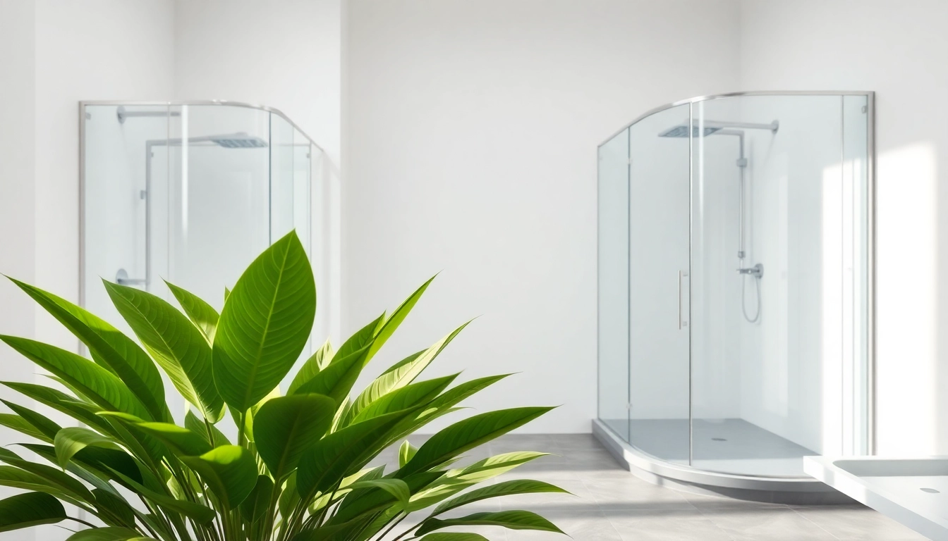 Discover elegant showers with modern designs in a serene, inviting bathroom.