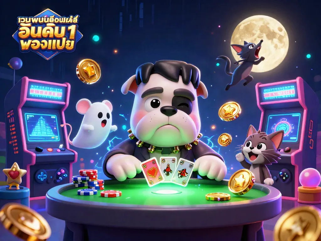 เว็บพนันออนไลน์ อันดับ 1 ของเอเชีย มีคาสิโนและเกมที่น่าตื่นเต้นจากตัวละครการ์ตูนในบรรยากาศคาสิโน