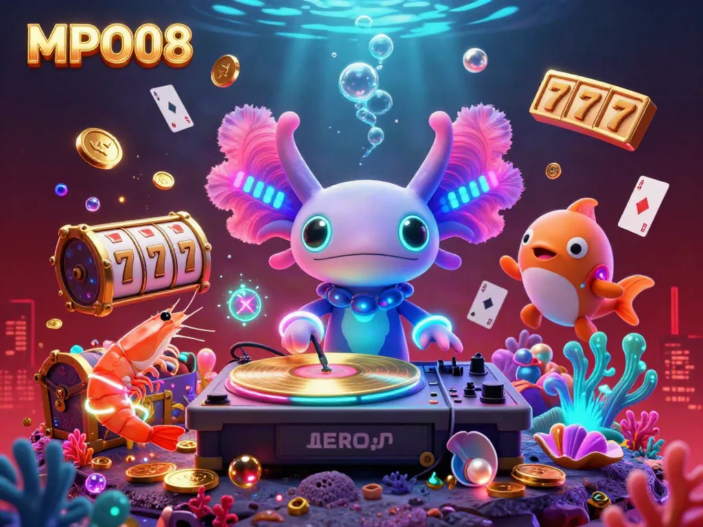 MPO08 engages players with an exciting underwater slot game featuring vibrant characters and dynamic visuals.