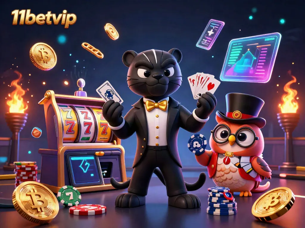 Experience thrilling gameplay at 11betvip with dynamic characters and vibrant casino elements.