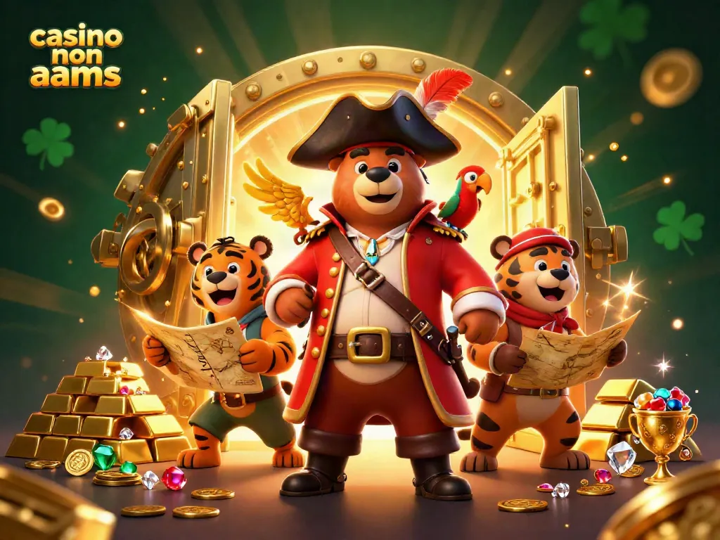 Scopri i migliori giochi nei casino non AAMS con questa vivace illustrazione 3D.