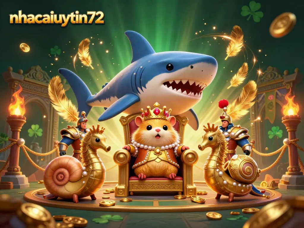 Bet with confidence at nhacaiuytin72, where the hamster king reigns in an energetic casino arena.