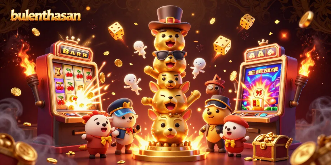 Engage in thrilling casino adventures with bulenthasan's illustrated vibrant digital slots experience.