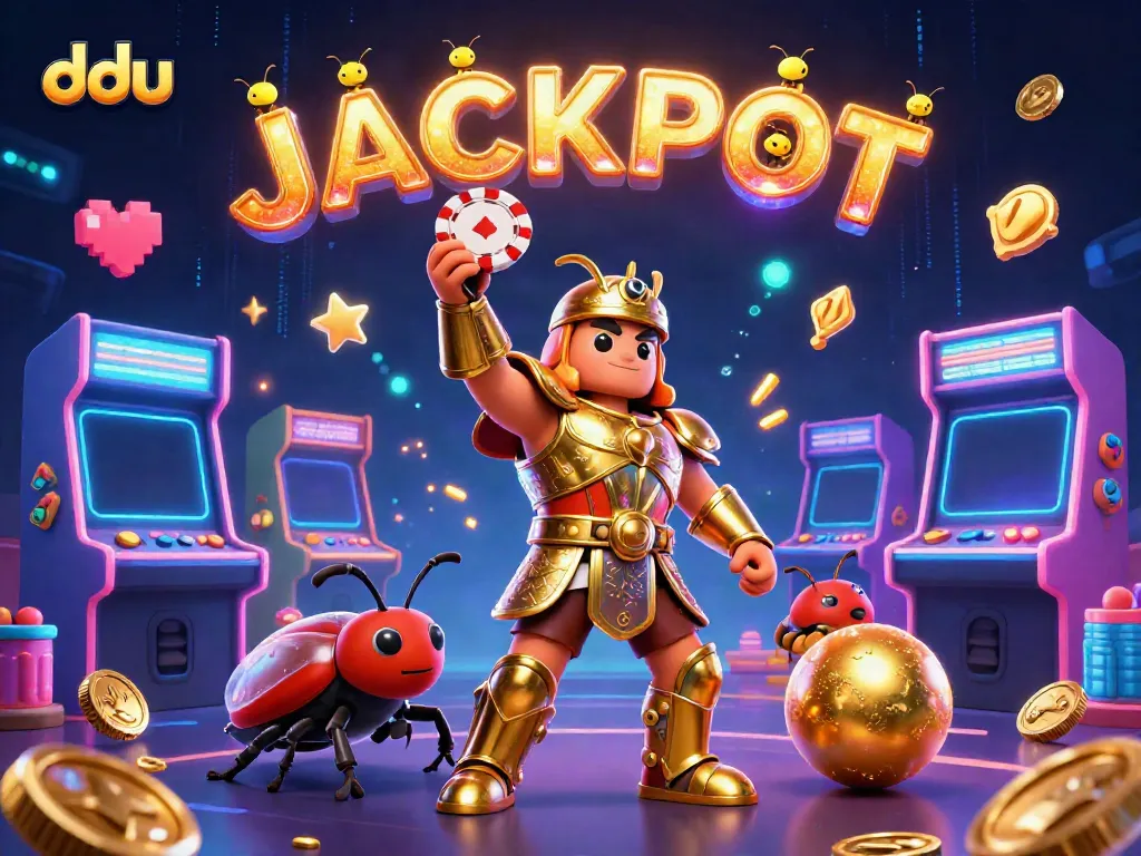 Experience thrilling gameplay at dduu with animated characters and vibrant casino elements.