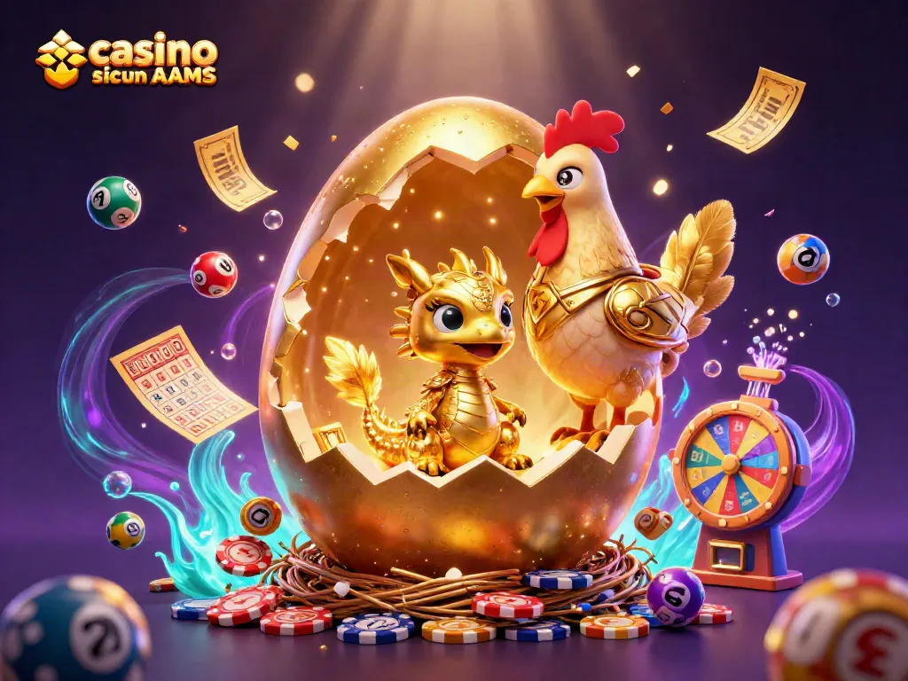 Scopri i migliori casino sicuri non AAMS con un drago d'oro e uova straordinarie in un ambiente di gioco dinamico.