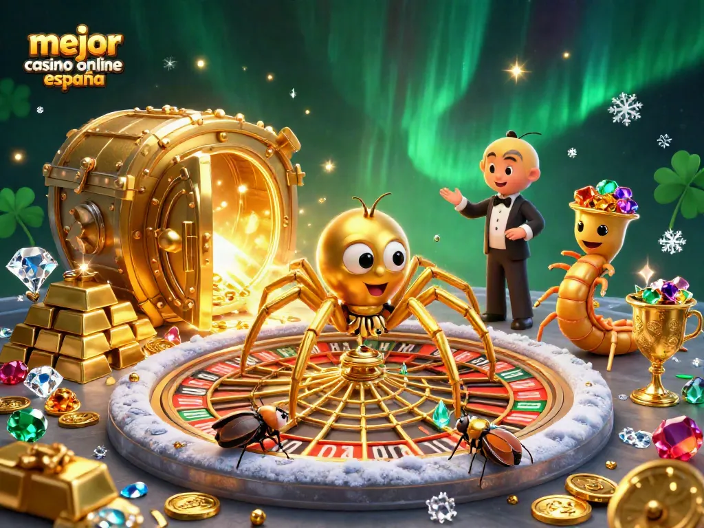 Descubre el mejor casino online España ofreciendo emocionantes apuestas en una vibrante ilustración 3D.