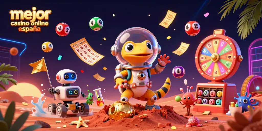 Visualiza los emocionantes juegos del mejor casino online España mientras experimentas la diversión intergaláctica.