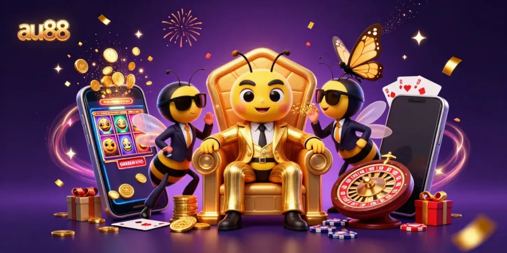 Engage with thrilling casino games at au88, where vibrant elements enhance the gaming experience.