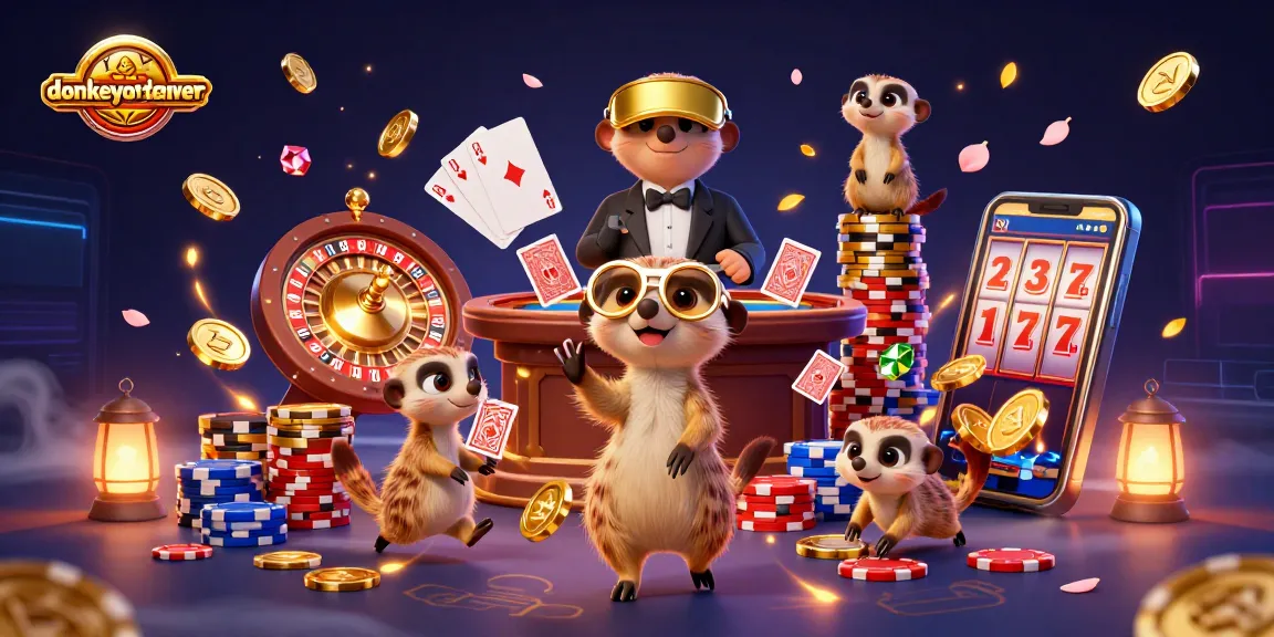 Join the excitement at donkeyotdenver with winning meerkats running a vibrant casino scene!