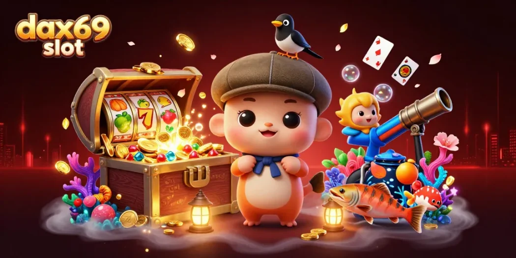 Menangkan jackpot dengan dax69 slot yang penuh karakter menarik dan elemen kasino yang energik.